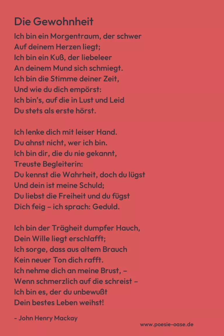 Die Gewohnheit