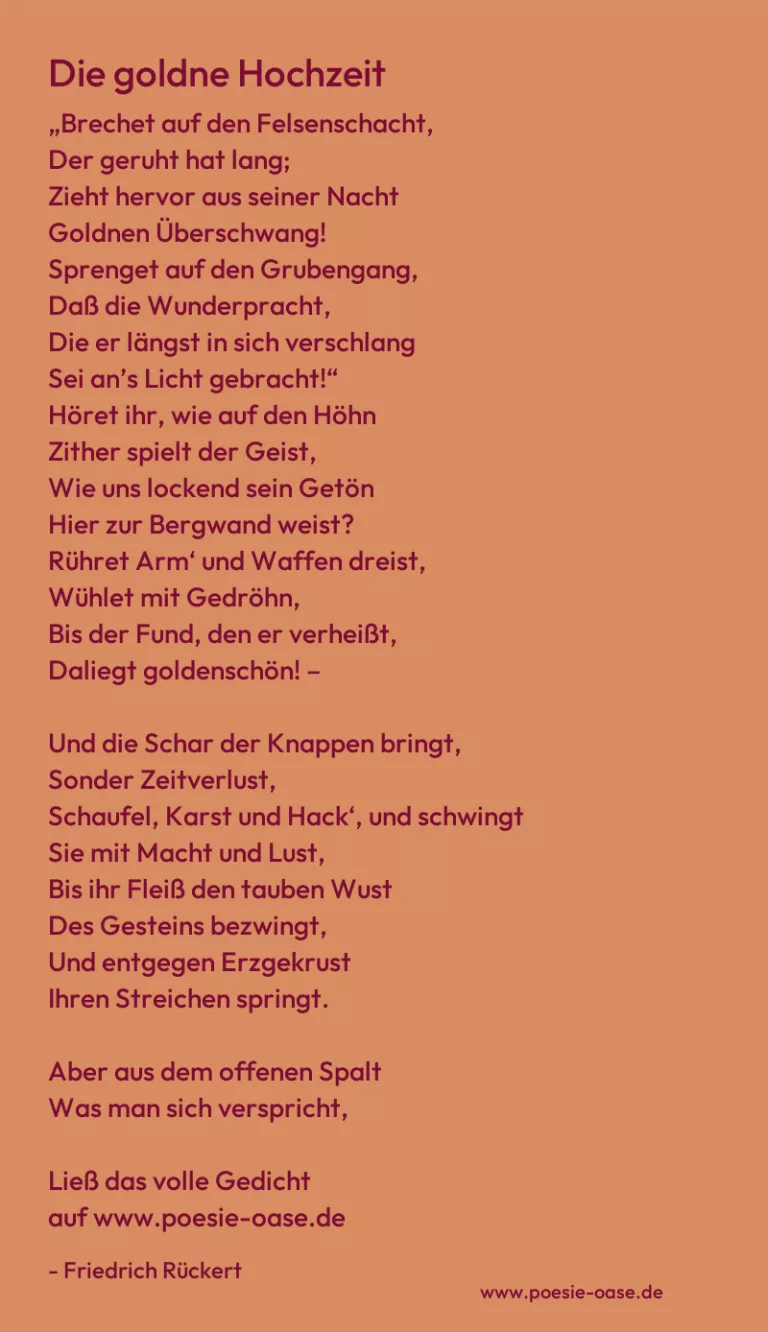 Die goldne Hochzeit