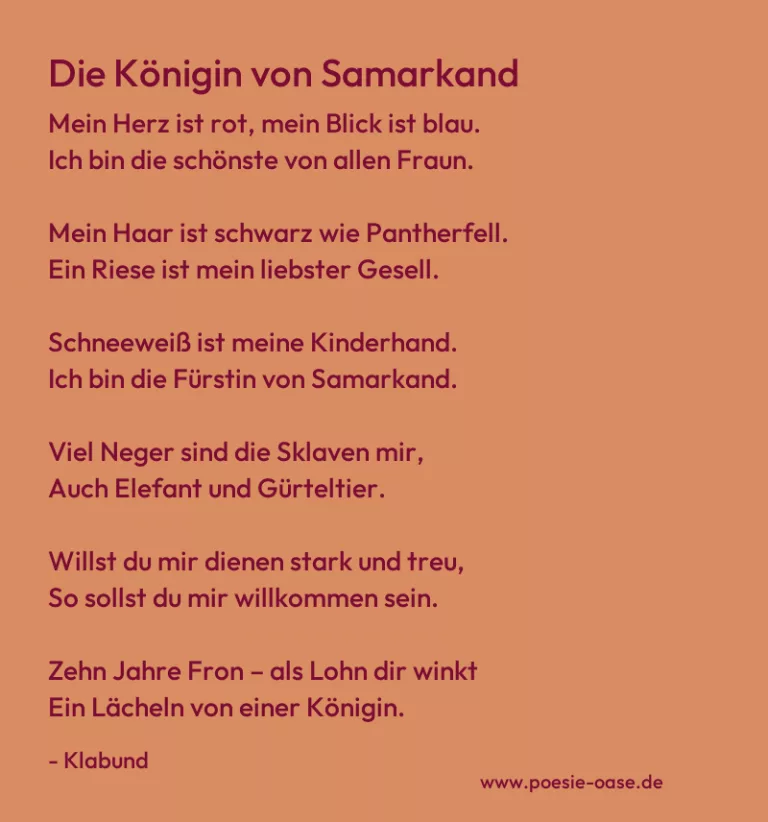 Die Königin von Samarkand