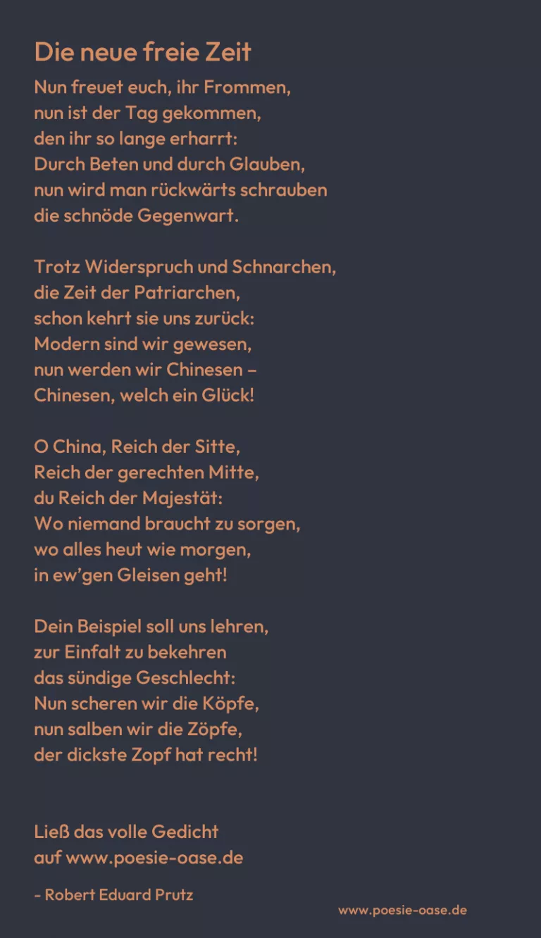 Die neue freie Zeit