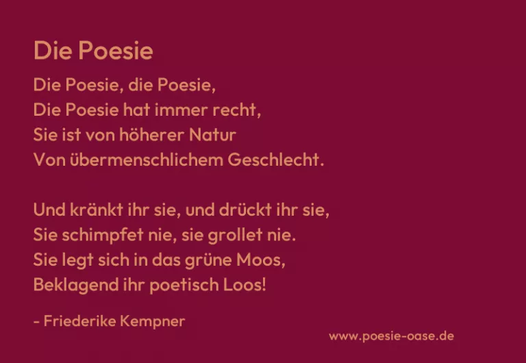 Die Poesie