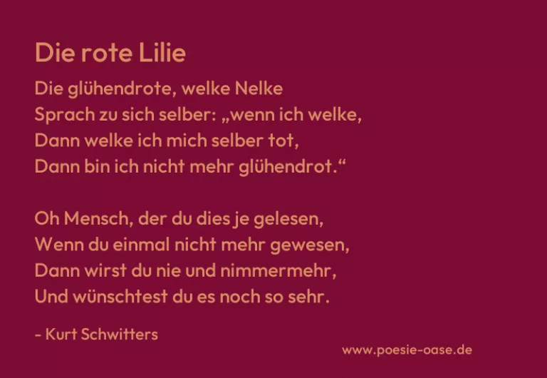 Die rote Lilie