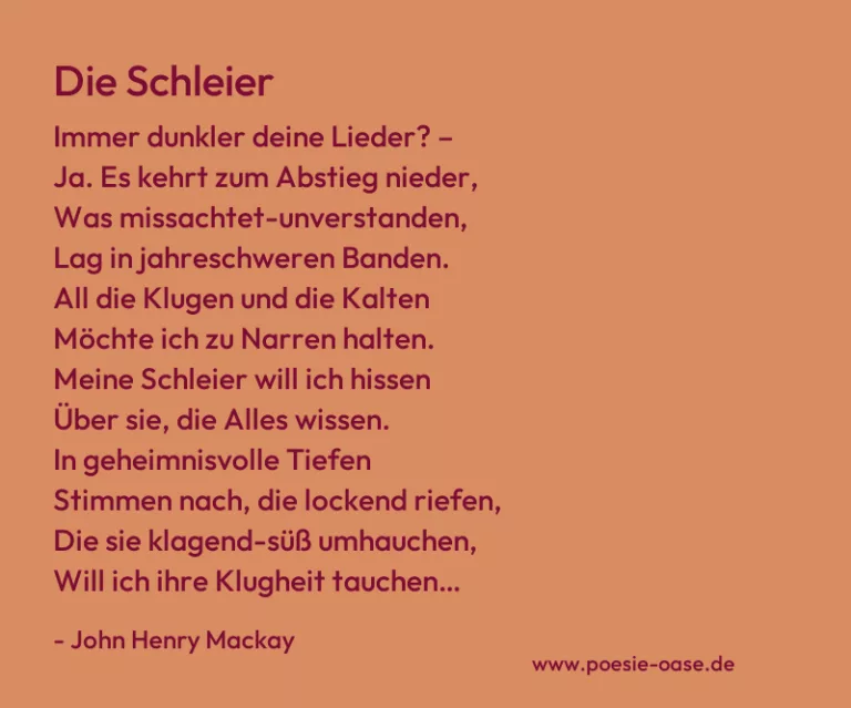 Die Schleier