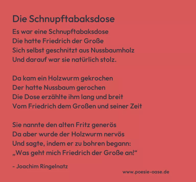 Die Schnupftabaksdose