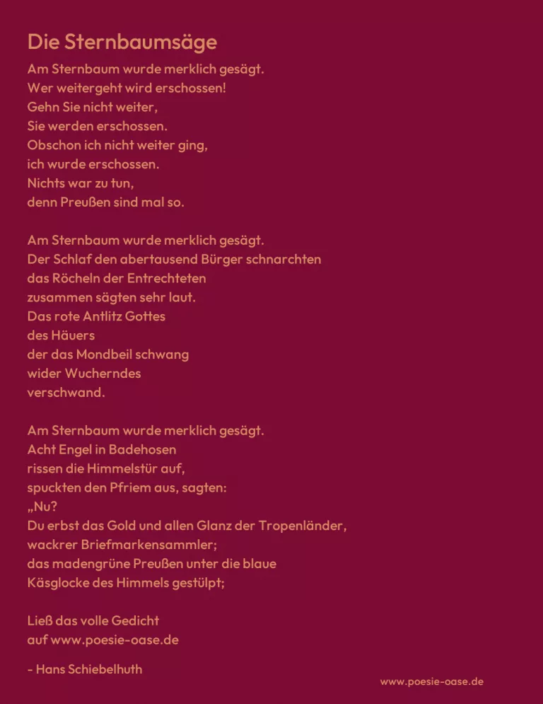 Die Sternbaumsäge