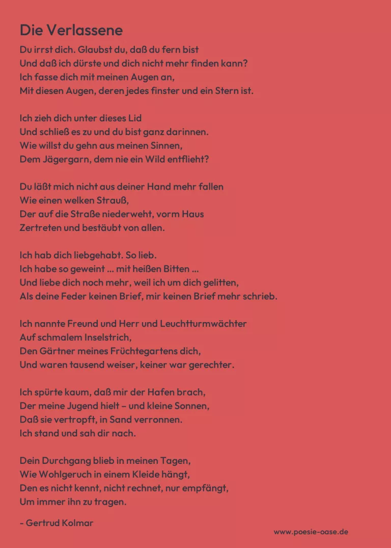Die Verlassene