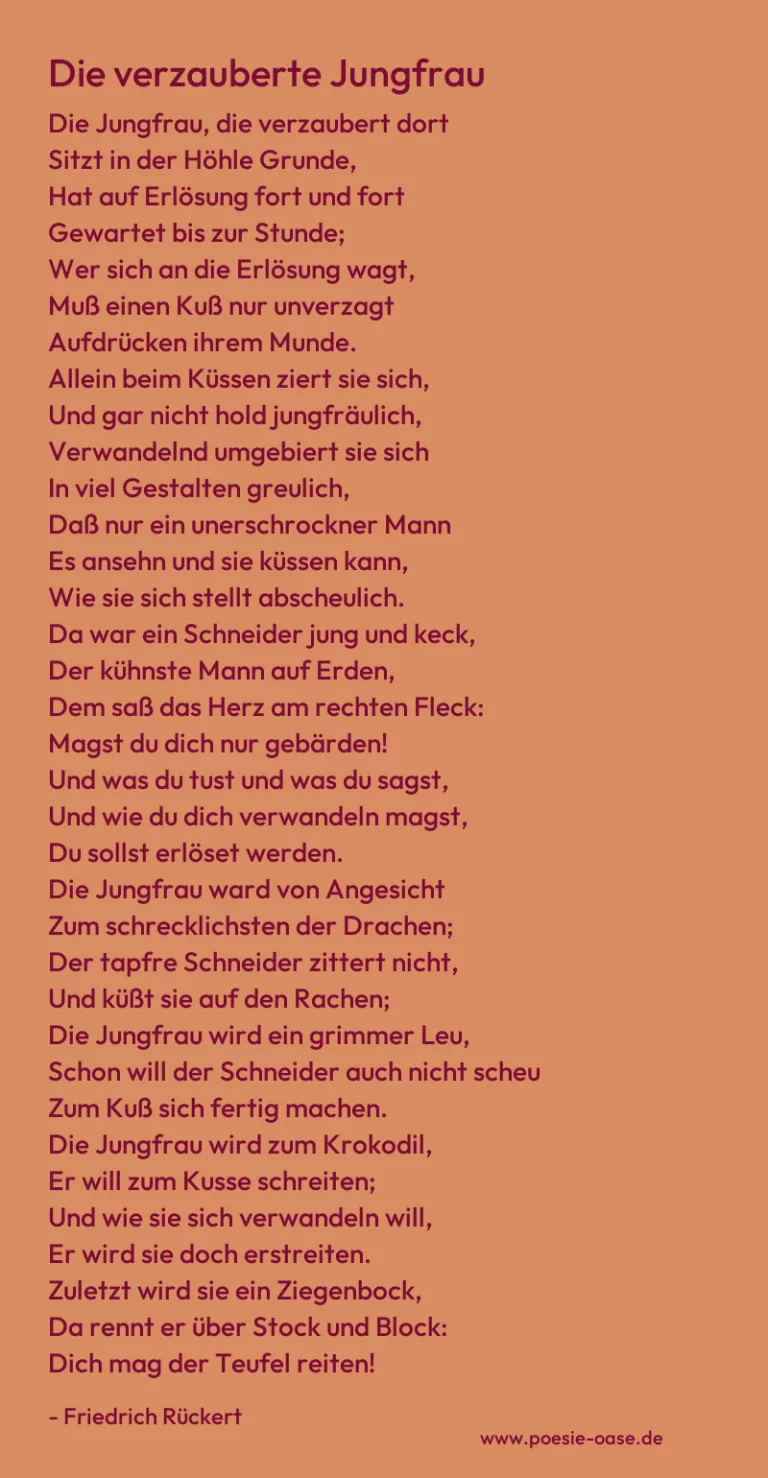 Die verzauberte Jungfrau