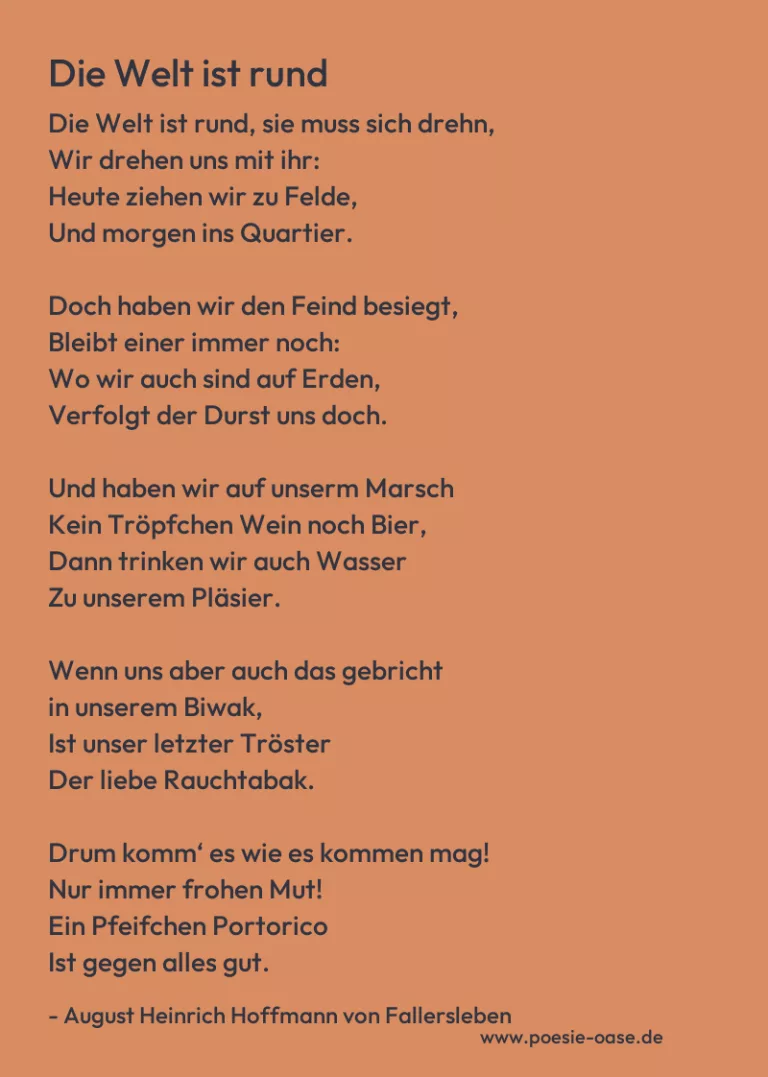 Die Welt ist rund