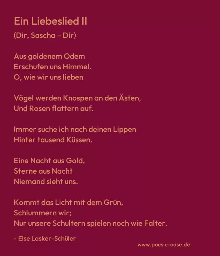 Ein Liebeslied II