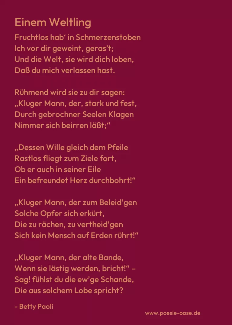 Einem Weltling