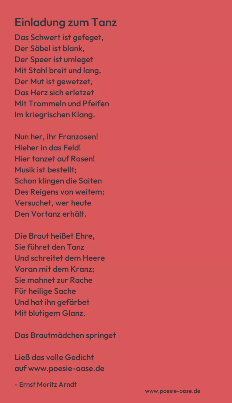 Einladung zum Tanz