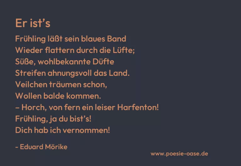 Er ist’s