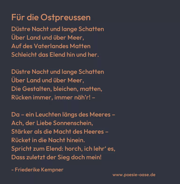 Für die Ostpreussen
