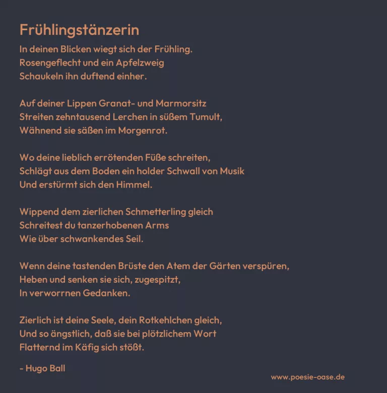 Frühlingstänzerin