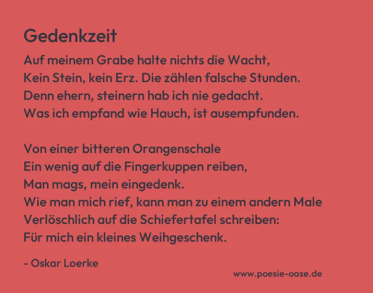 Gedenkzeit