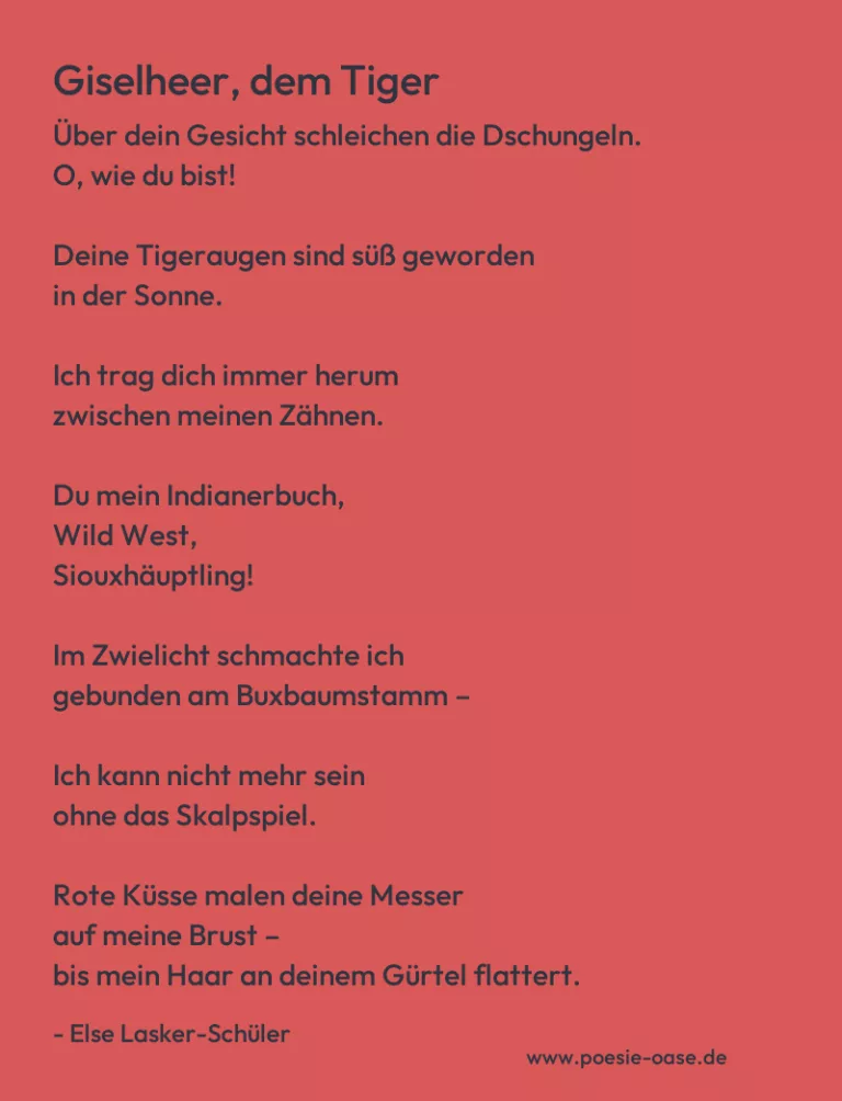Giselheer, dem Tiger