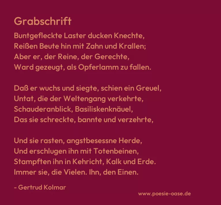 Grabschrift