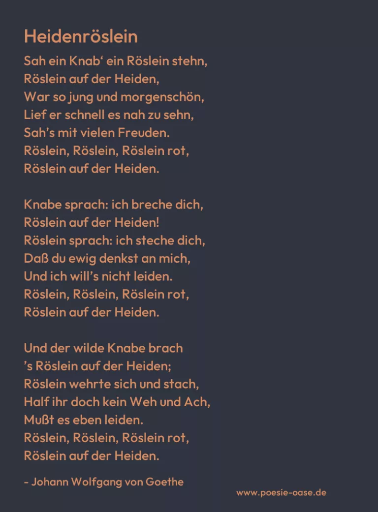 Heidenröslein