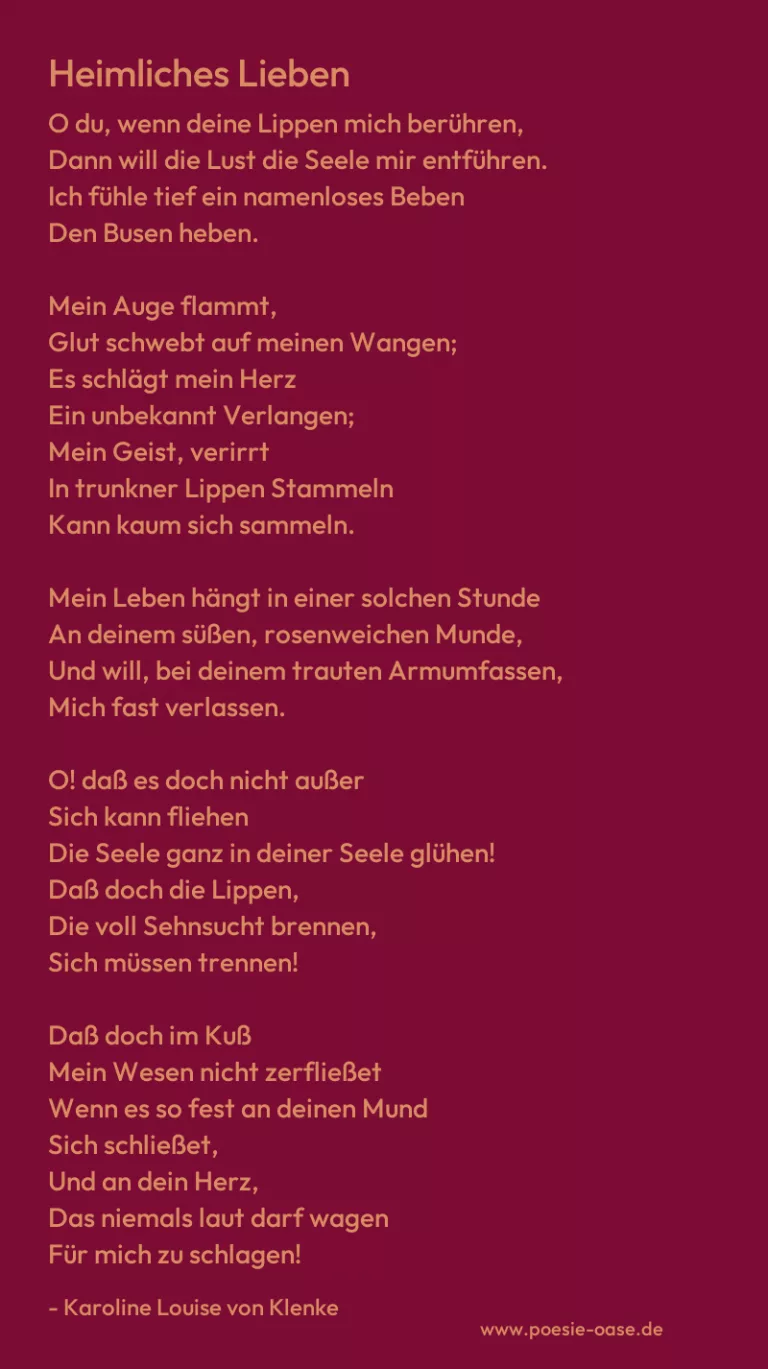Heimliches Lieben