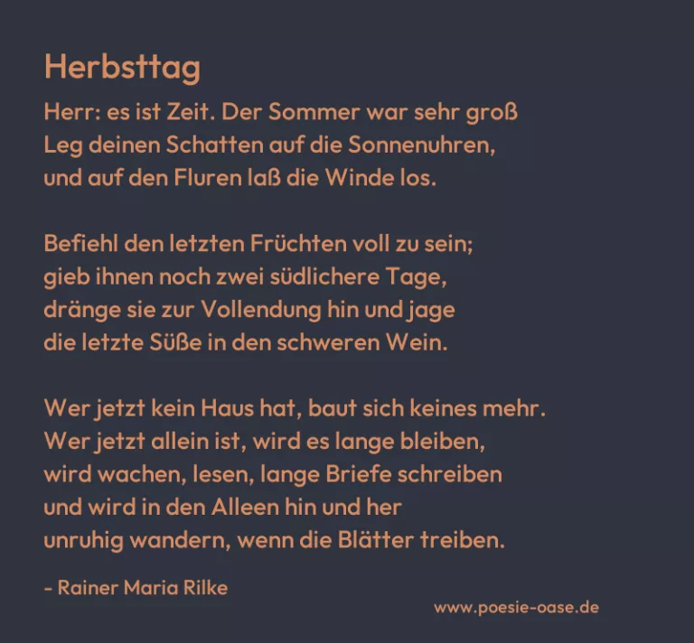 Herbsttag