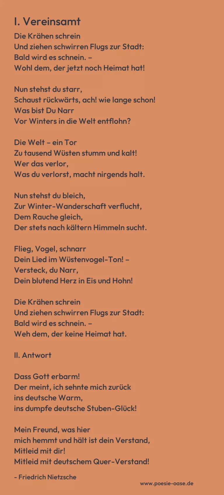 I. Vereinsamt