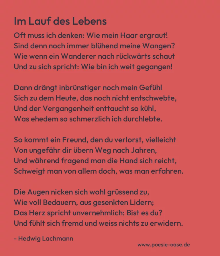 Im Lauf des Lebens