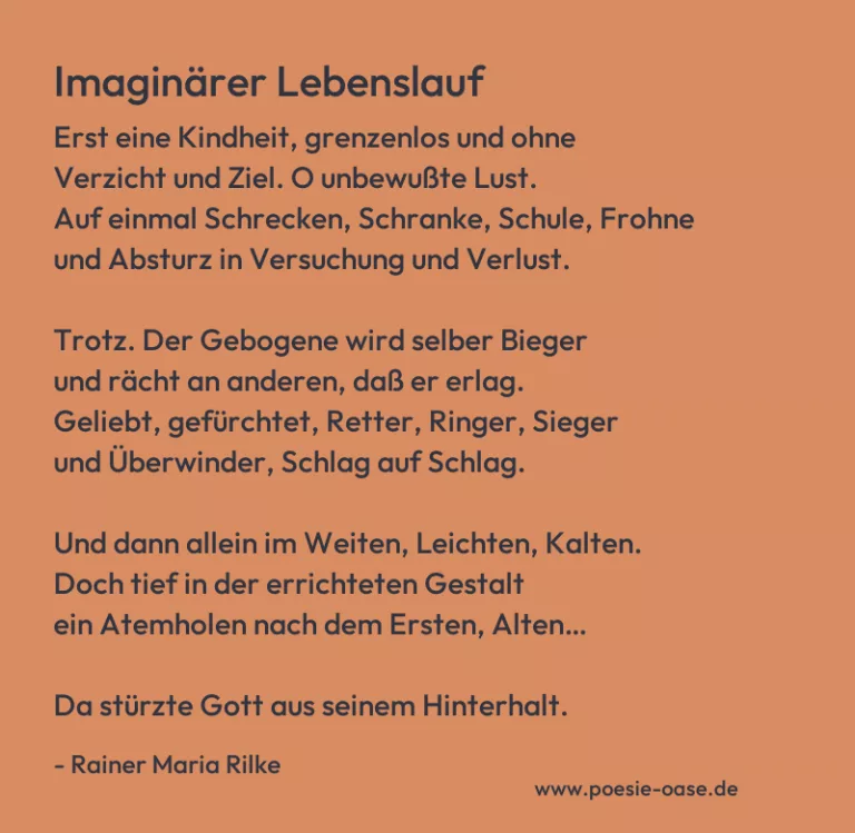 Imaginärer Lebenslauf