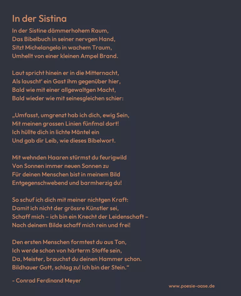 In der Sistina