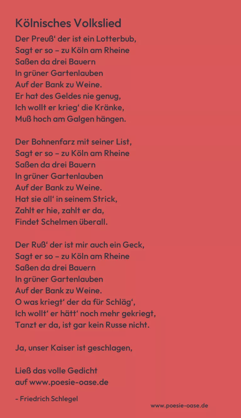 Kölnisches Volkslied