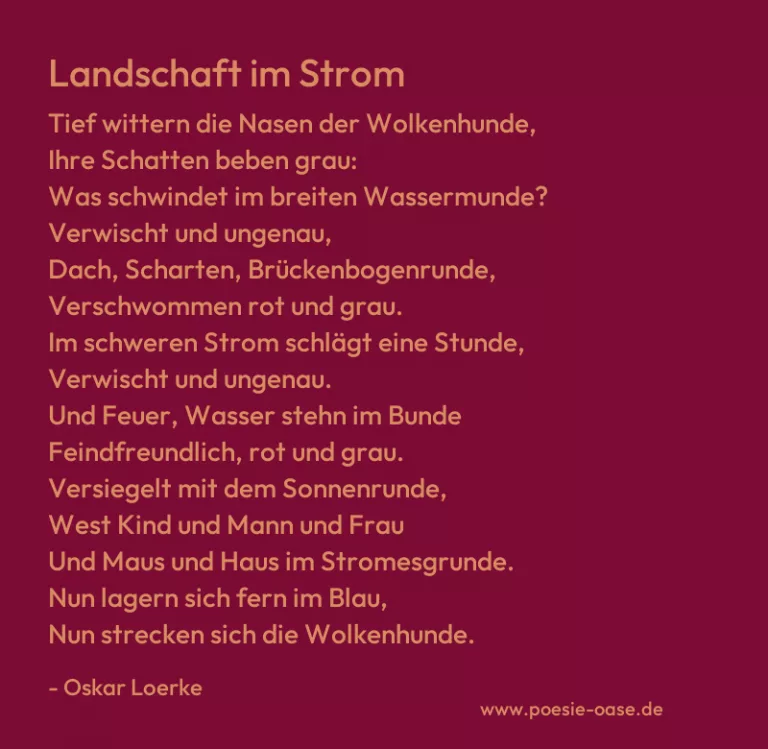 Landschaft im Strom