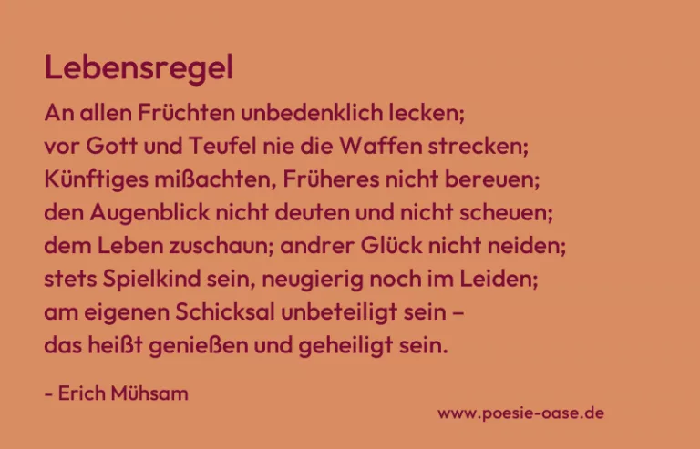 Lebensregel
