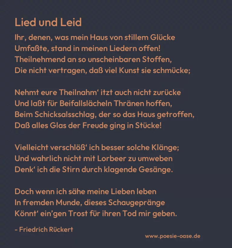 Lied und Leid