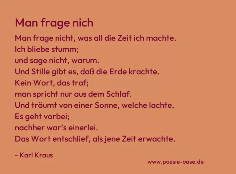 Man frage nich