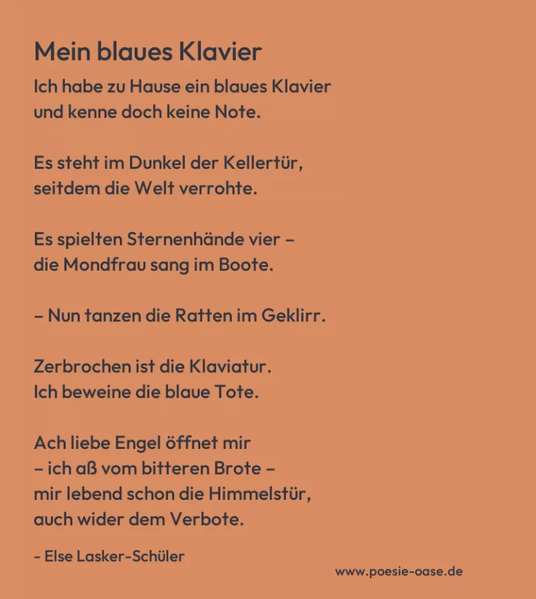Mein blaues Klavier
