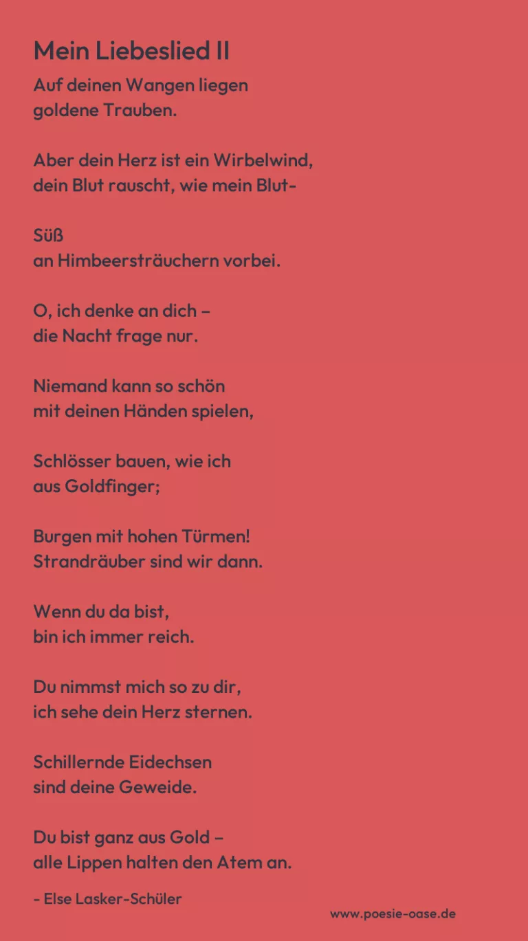 Mein Liebeslied II