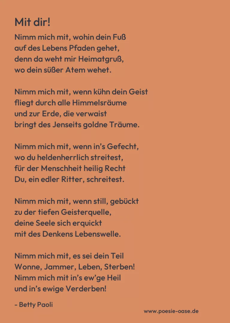 Mit dir!