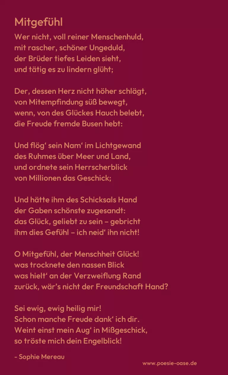 Mitgefühl