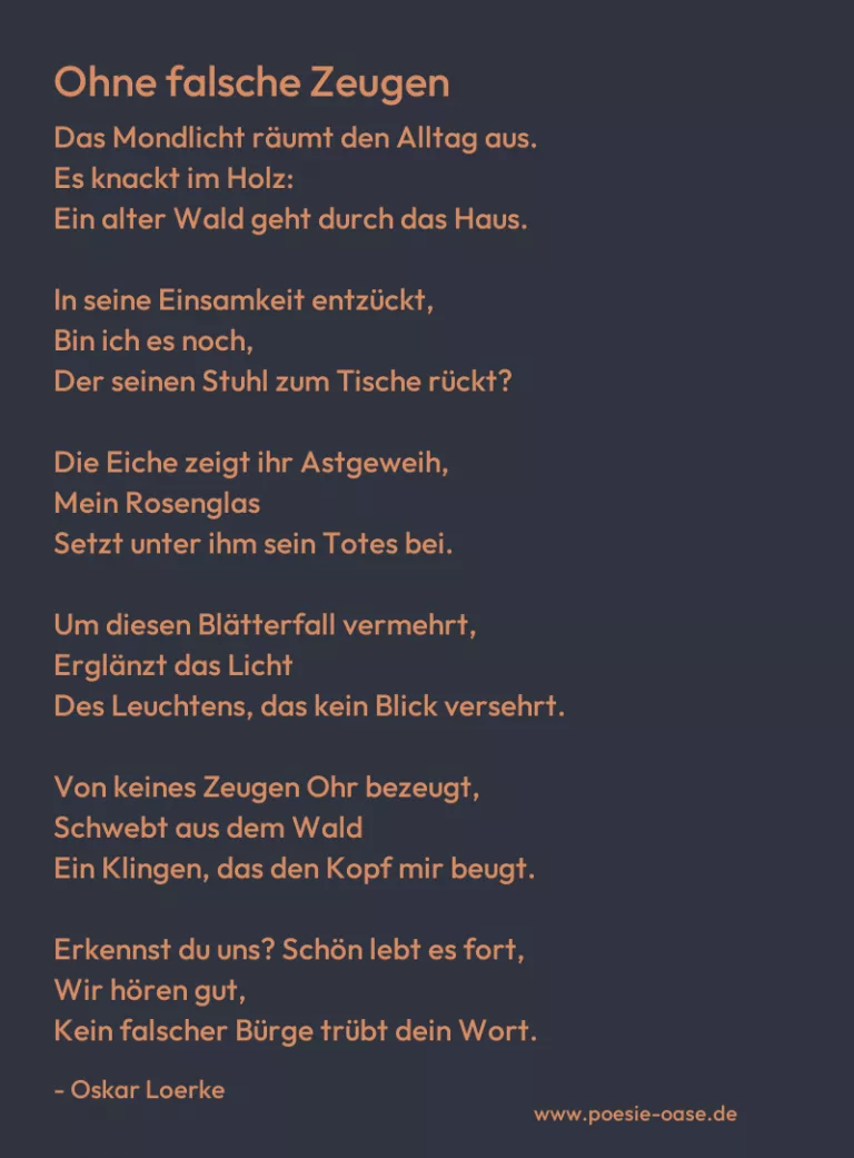 Ohne falsche Zeugen