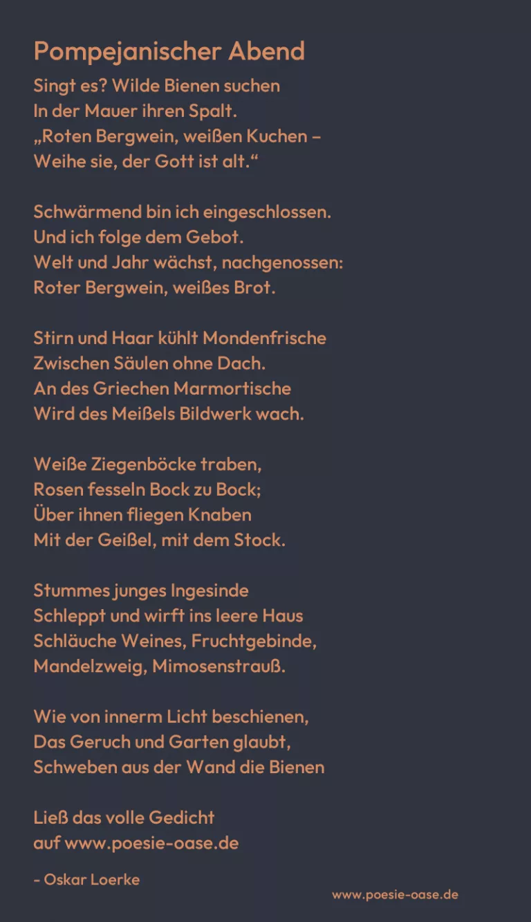 Pompejanischer Abend