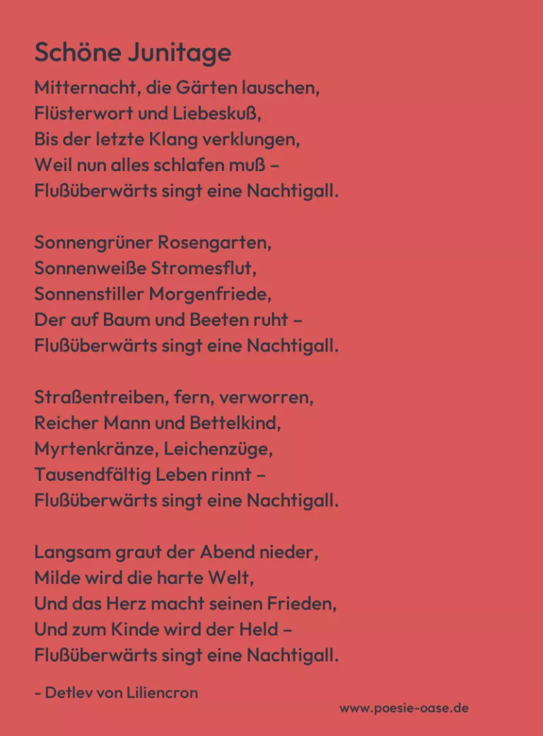 Schöne Junitage