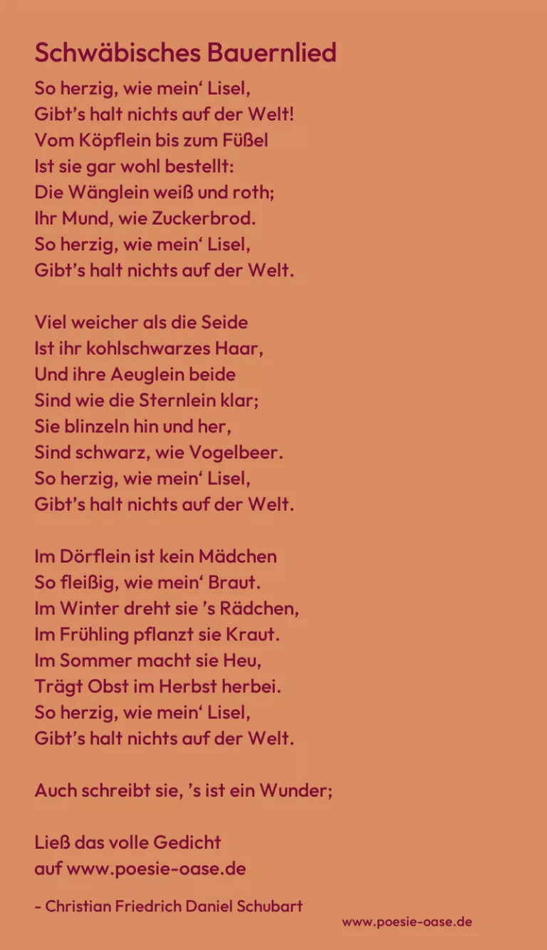 Schwäbisches Bauernlied