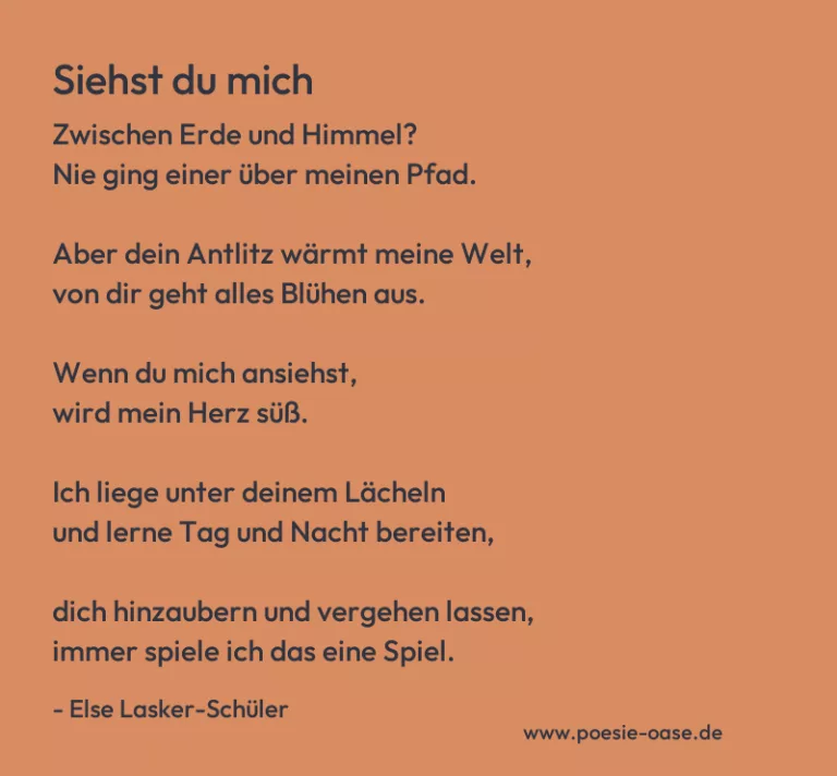 Siehst du mich