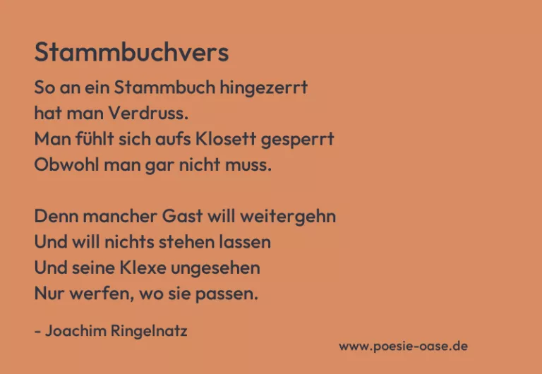 Stammbuchvers