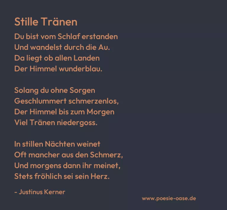 Stille Tränen