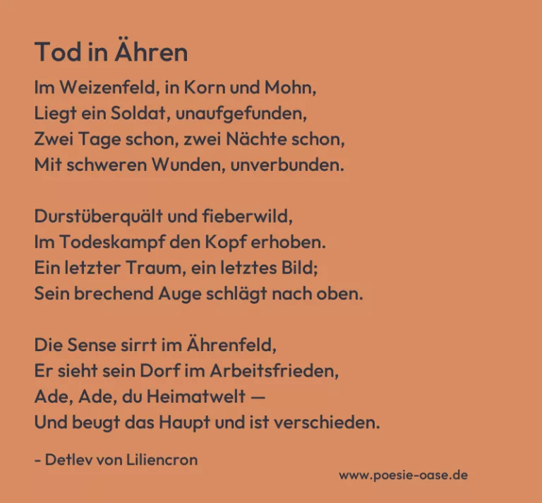 Tod in Ähren