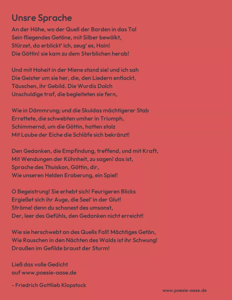 Unsre Sprache