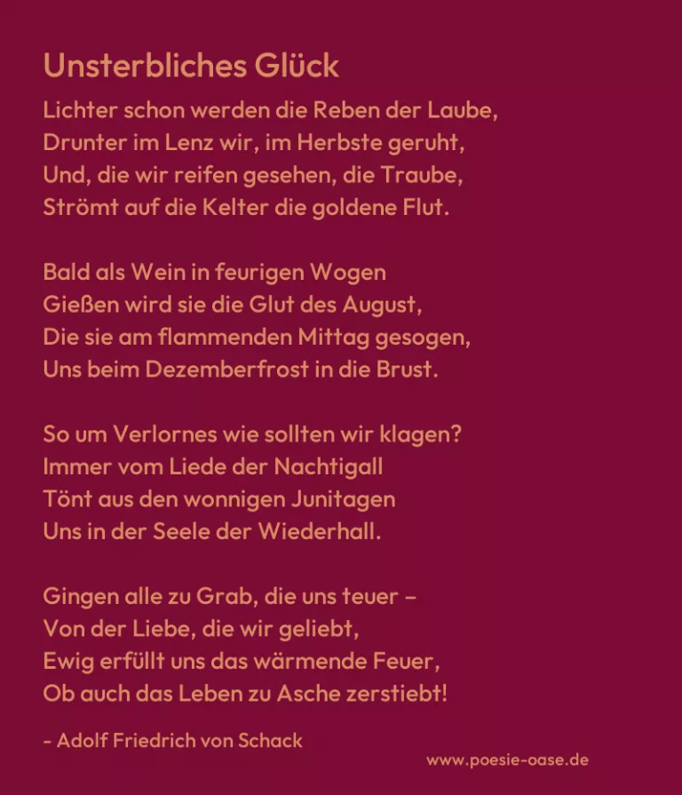 Unsterbliches Glück