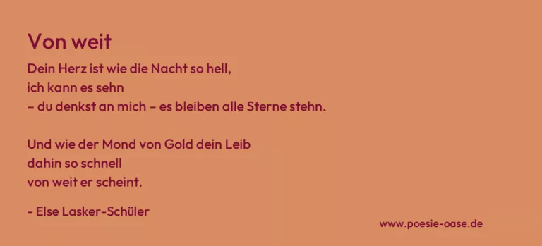 Von weit
