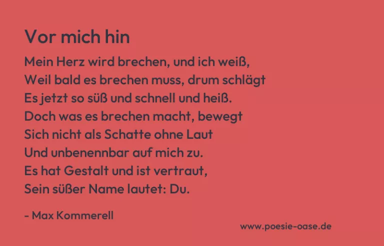 Vor mich hin