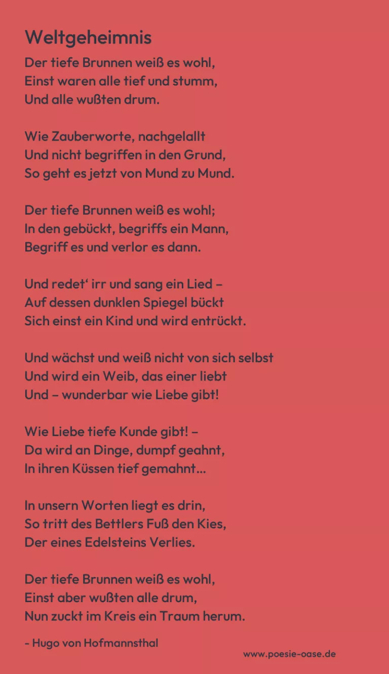 Weltgeheimnis